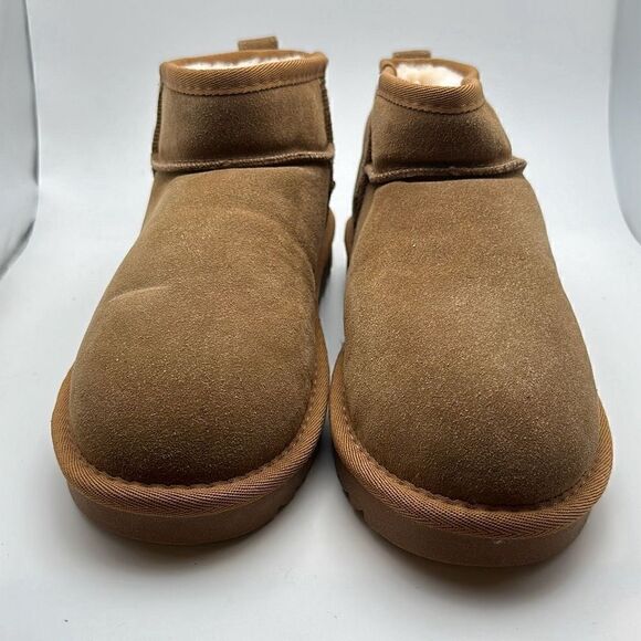 CUSHIONAIRE Women's pull on boot 8.5 CHESTNUT - Picture 2 of 7